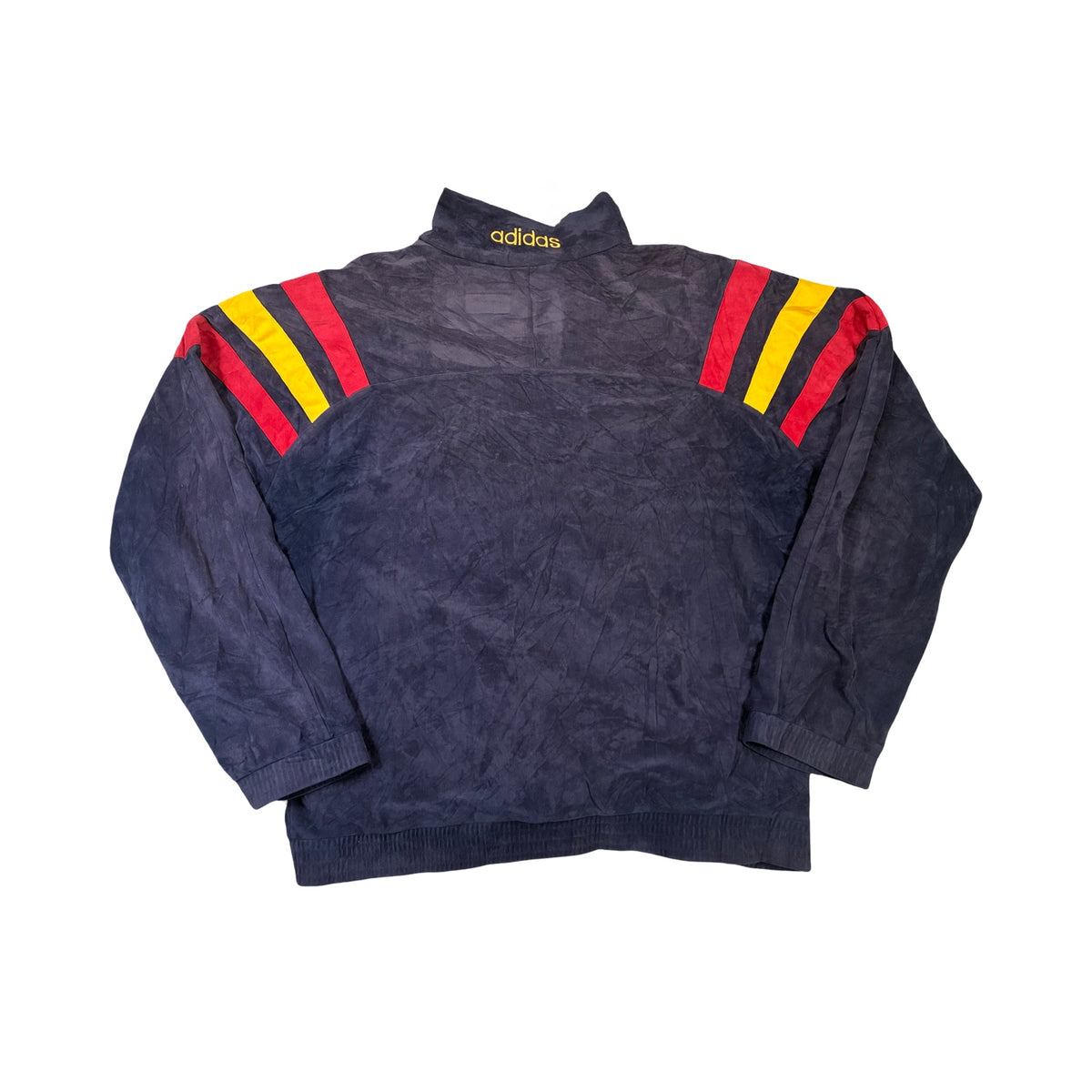 Vintage Adidas Spain jacket velvet fabric detail