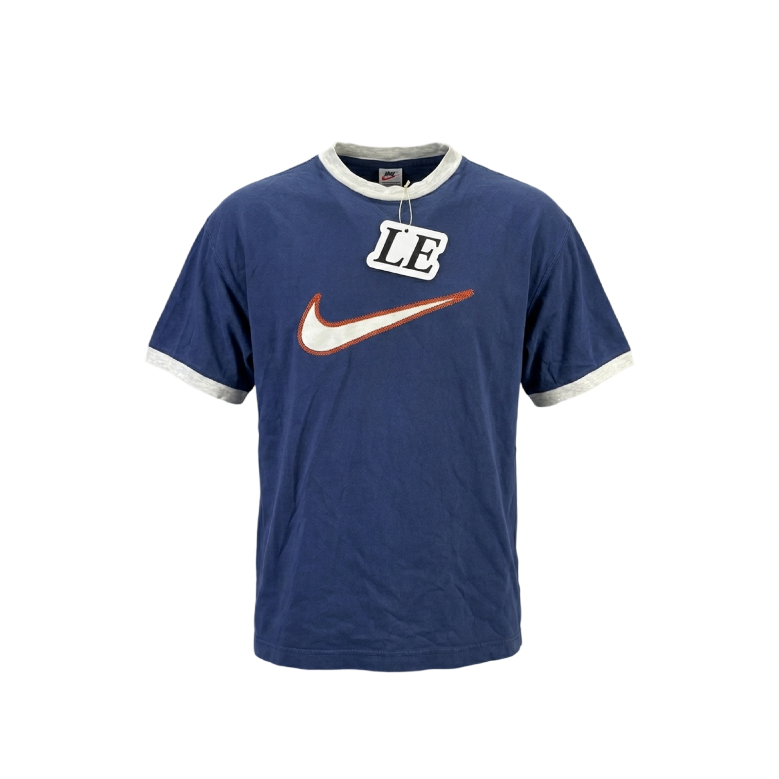 Mens Nike Vintage 90s  T-Shirt  Centre  Logo Size L