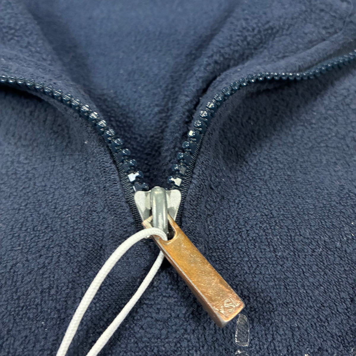 YSL vintage fleece jacket size tag
