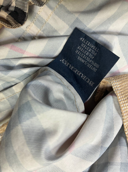 Herren Burberry Nova Check leichte Packaway Jacke mit durchgehendem Reißverschluss Größe L