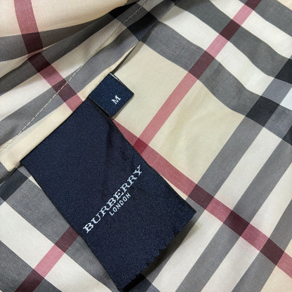 Womens Burberry Nova Check Full Zip Lightweight Packable Jacket Size M