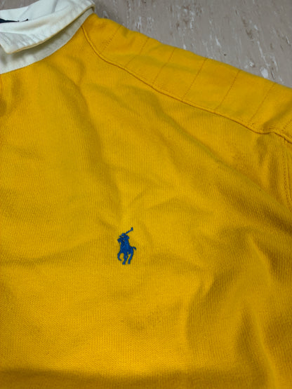 Vintage Mens Polo Ralph Lauren Rugby Long Sleeve Size XL