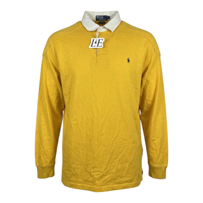 Vintage Mens Polo Ralph Lauren Rugby Long Sleeve Size XL