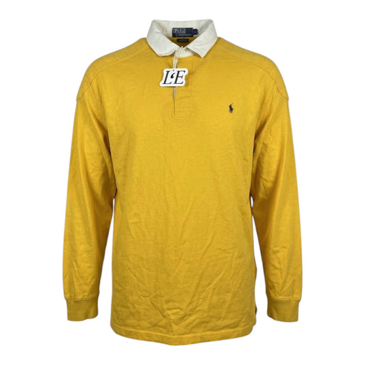 Vintage Mens Polo Ralph Lauren Rugby Long Sleeve Size XL
