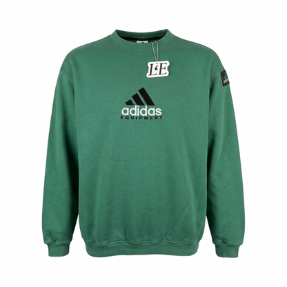 Vintage Men’s 90s  Adidas Equipment Blue Sweatshirt Size  S-M