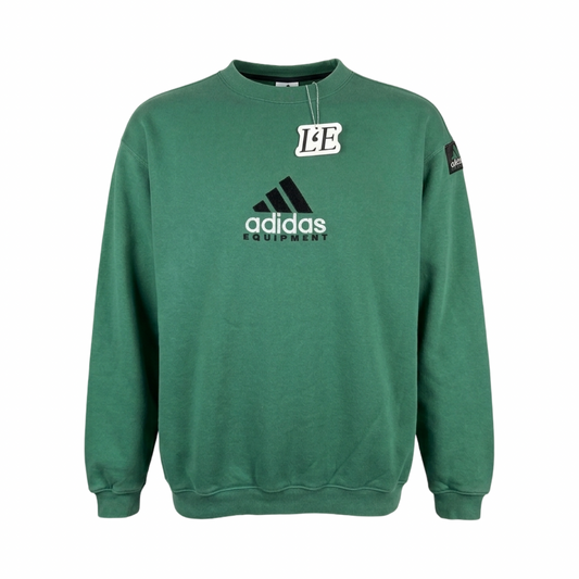 Vintage Men’s 90s  Adidas Equipment Blue Sweatshirt Size  S-M