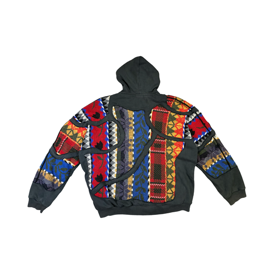 UPCYCLED Nike x COOGI Vintage Zip Hoodie Size M-L
