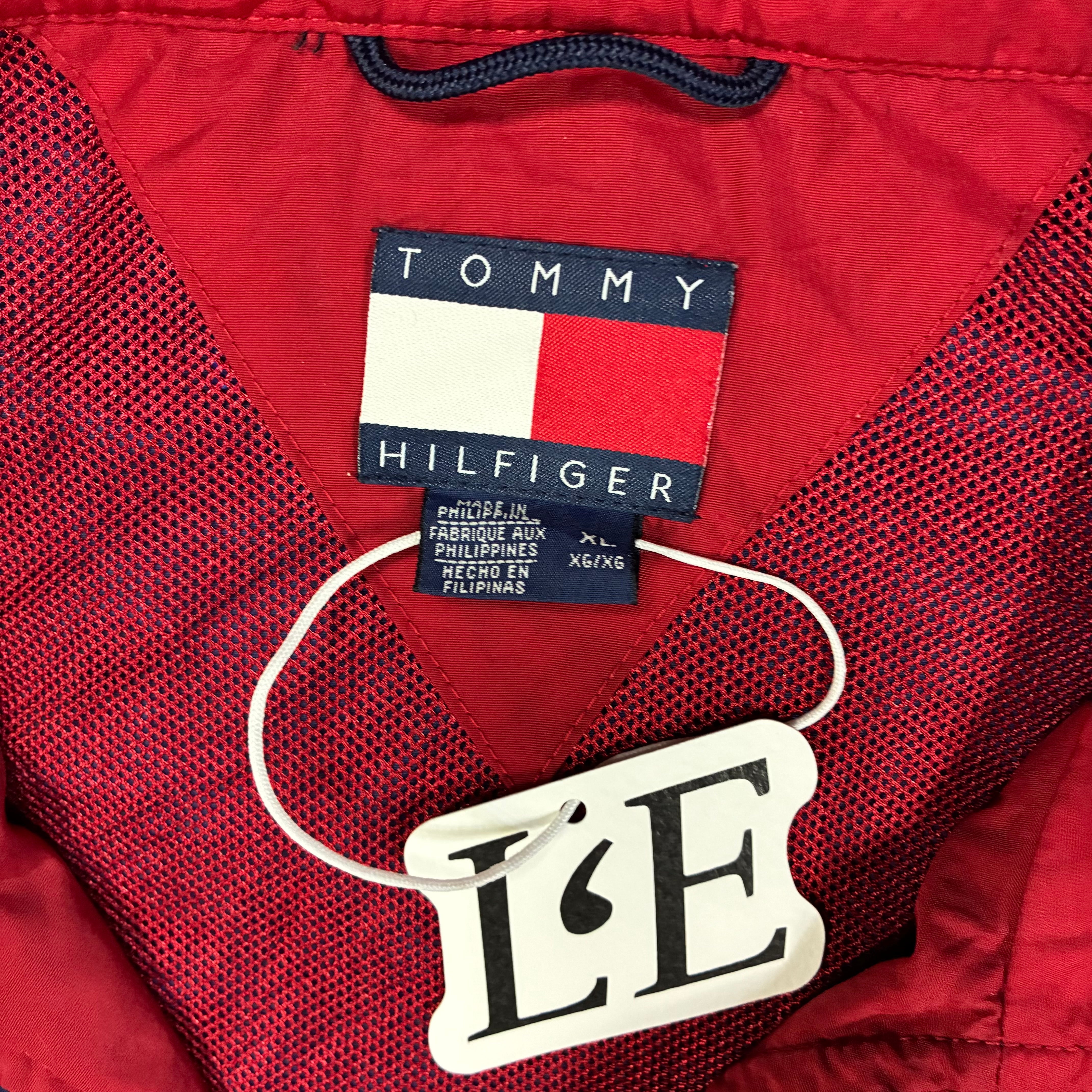 Men’s Vintage 90s Tommy Hilfiger Windbreak Jacket Size XL