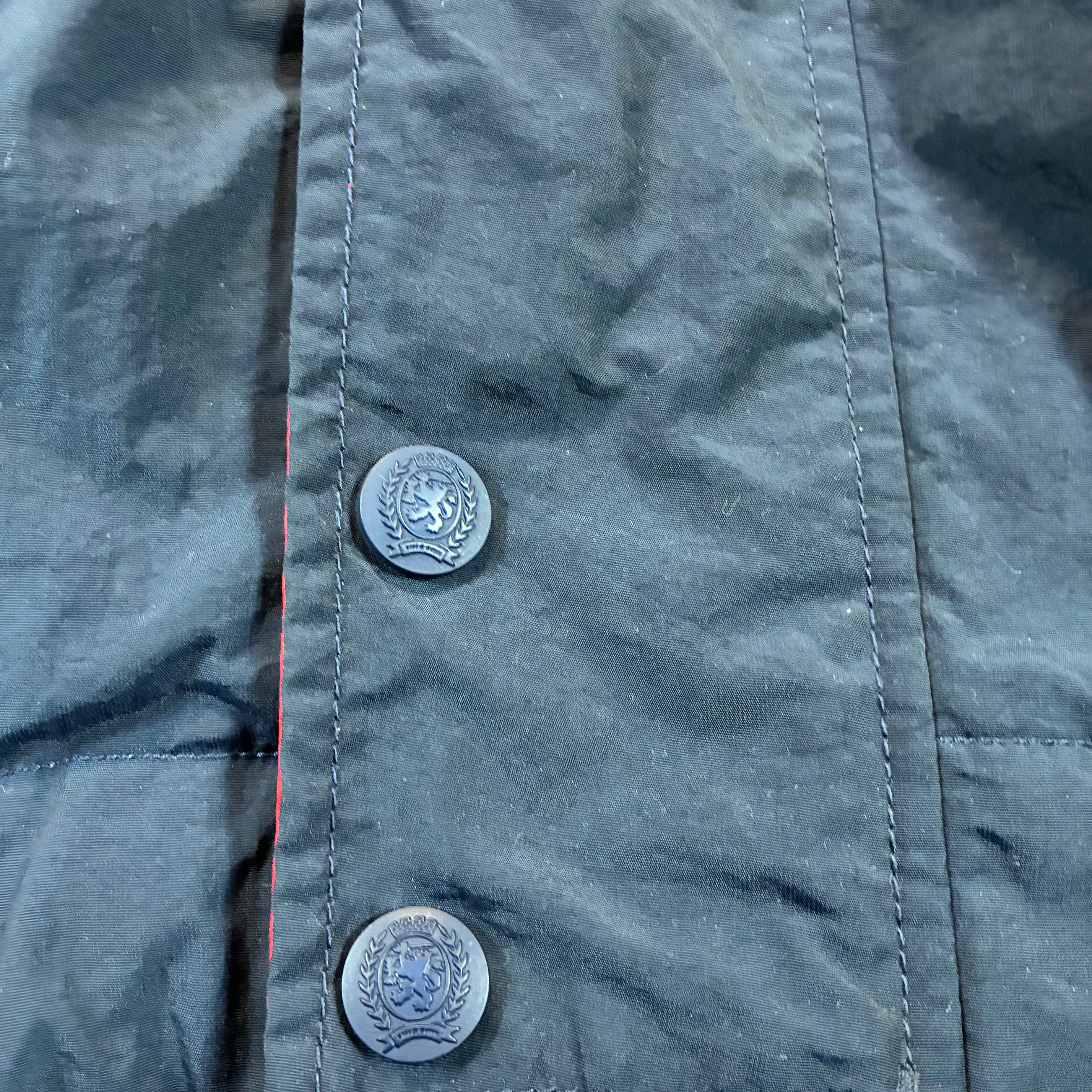 Vintage Tommy Hilfiger Jacket 90s Streetwear Windbreaker Logo Sleeve Size XL