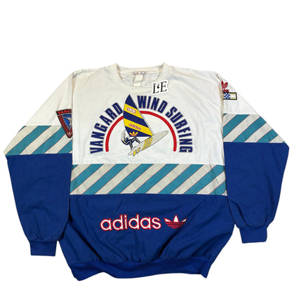 Vintage 1980s Adidas Vangard Wind Surfing Sweatshirt Size L-XL
