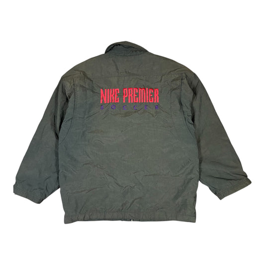 Vintage Herren 90er Nike Swoosh Premier Parka Jacke Größe L