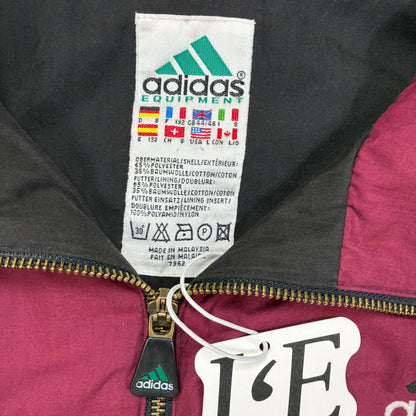 Mens Vintage 90s Adidas Equipment EQT Light Windbreaker Track Jacket Size M