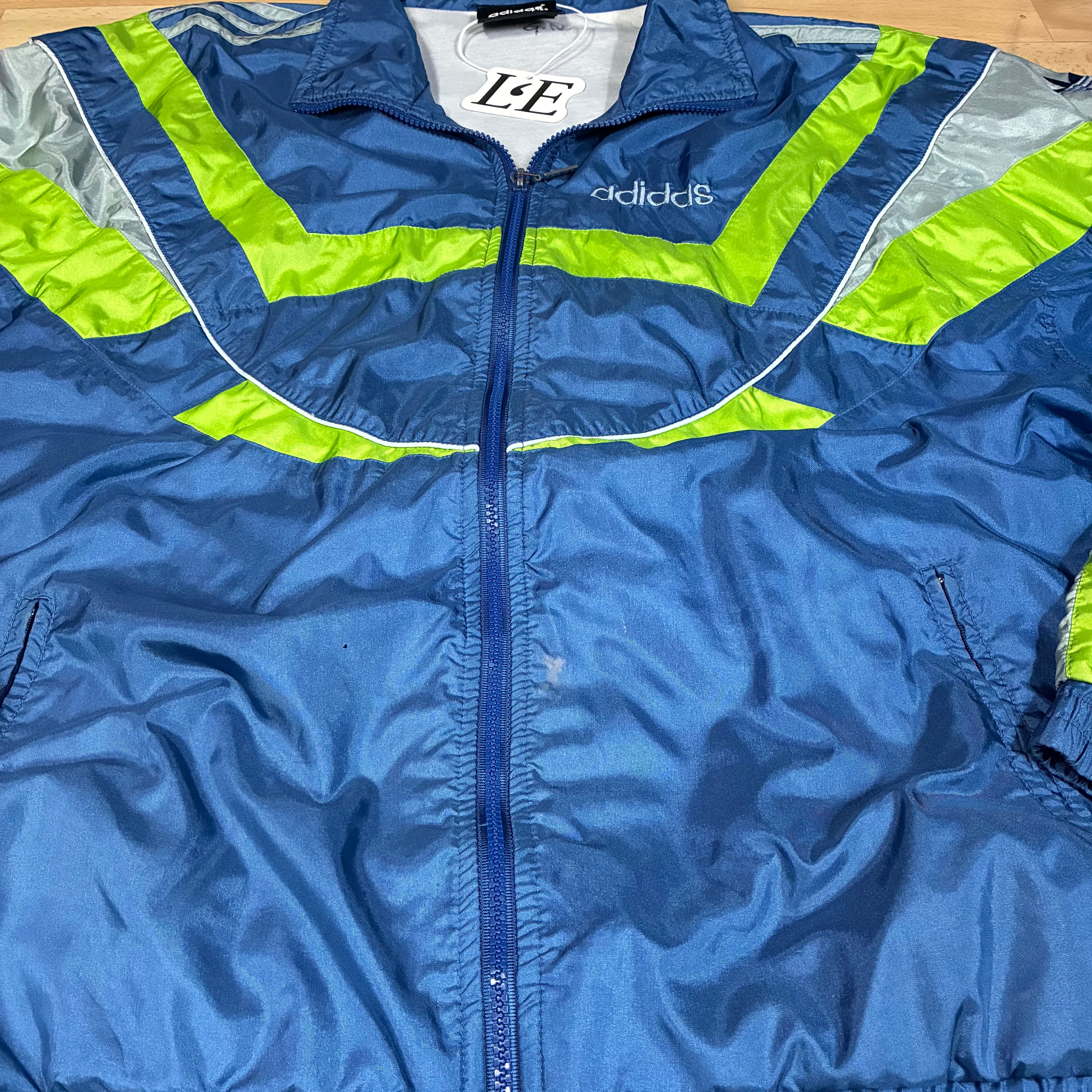 Mens Adidas Nylon Vintage 90s Tracksuit Set Size L