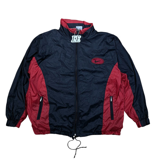Nike Herren Vintage 90er Großes Logo, Center Logo Jacke Größe L