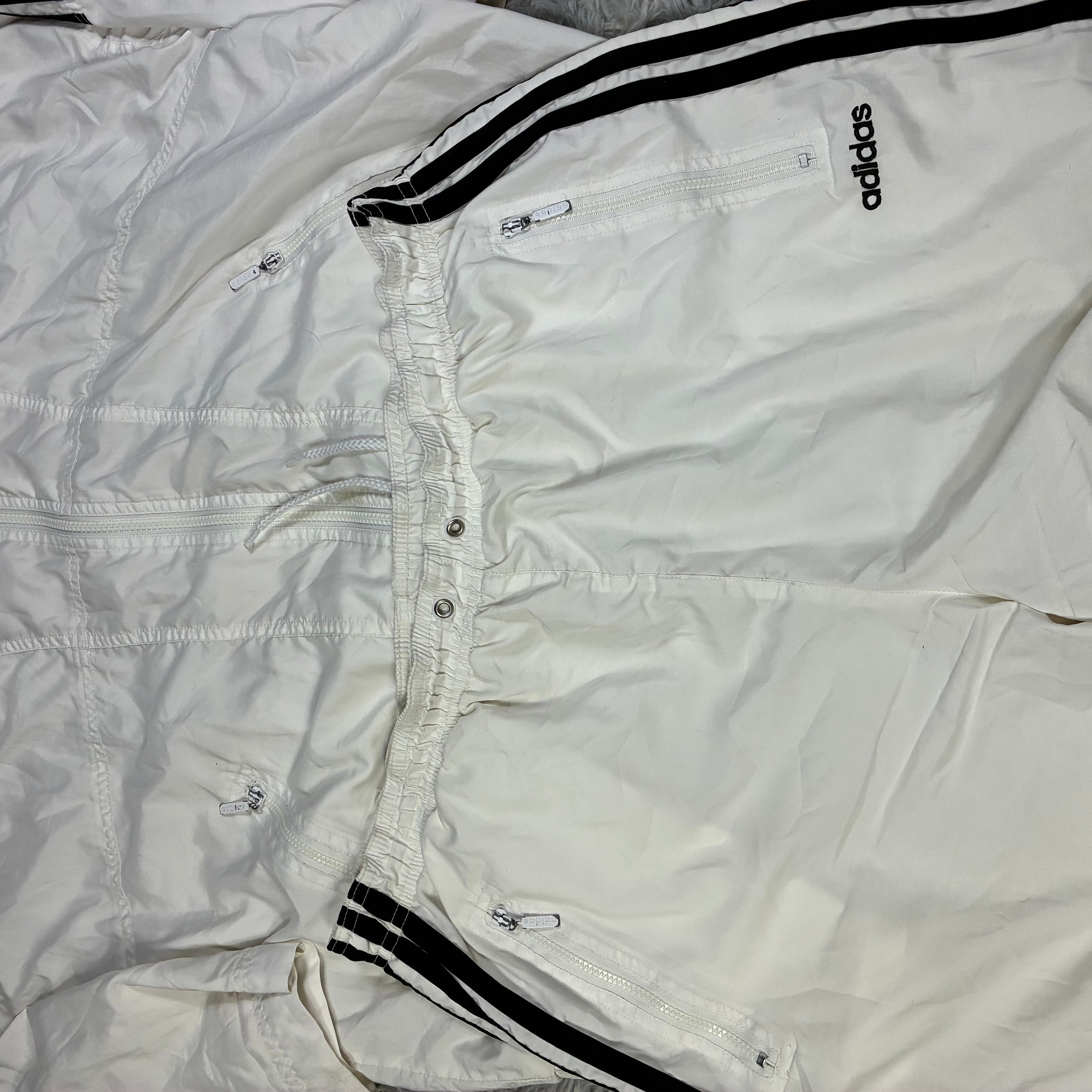 Mens Adidas Nylon Vintage 90s Tracksuit Set Size M