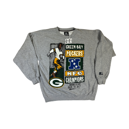Vintage Mens Starter Green Bay Packers 1997 Sweatshirt Size M