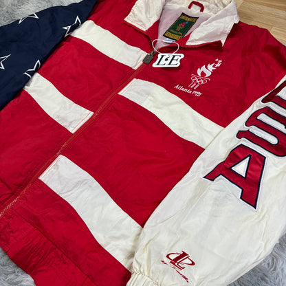 Mens Vintage 1996 OLYMPIC GAMES COLLECTION Atlanta 1996 USA Jacket Size L