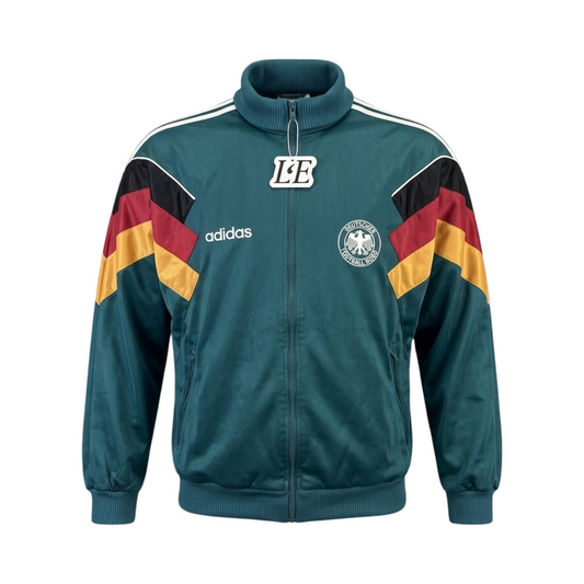Vintage Adidas Germany Euro 1996 track jacket — front view