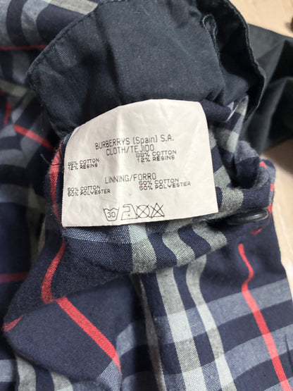 Mens Vintage 90s Burberrys England Harrington Jacket Nova Checked Size L