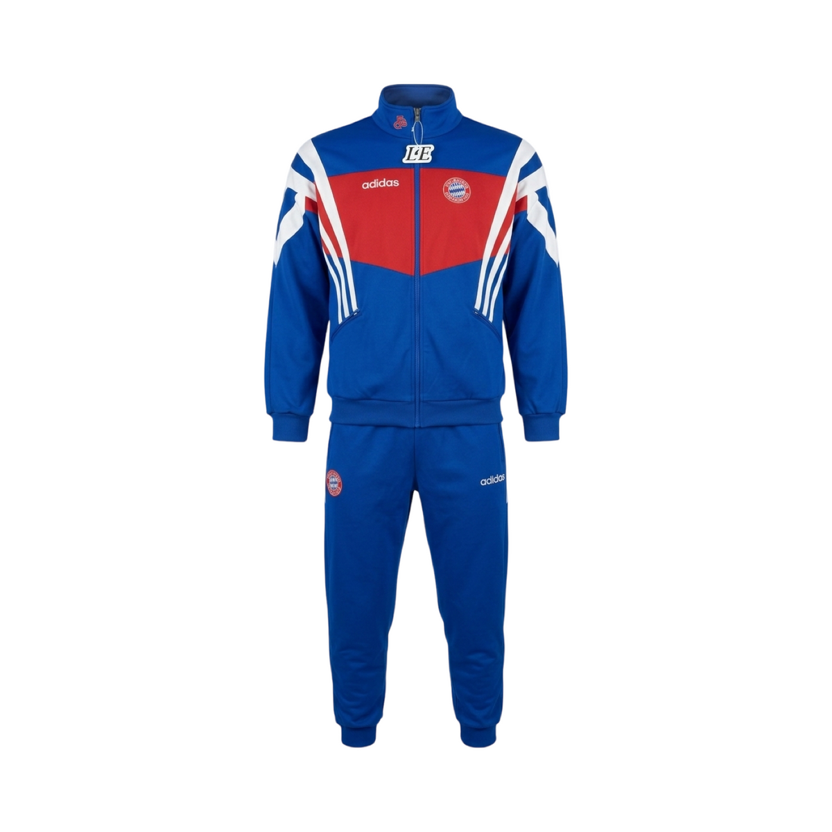 Vintage Adidas FC Bayern Munich 1995-96 tracksuit jacket — front view
