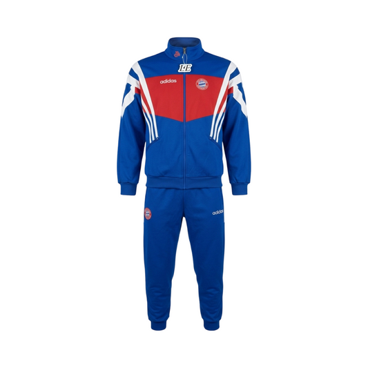 Vintage Adidas FC Bayern Munich 1995-96 tracksuit jacket — front view