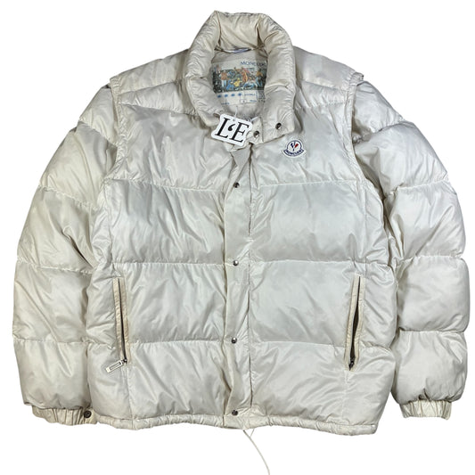 Vintage Moncler Grenoble 80er Daunenjacke Größe M