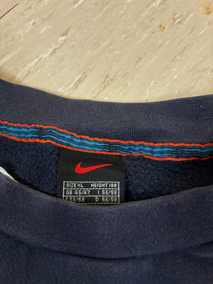 Nike Mens  Vintage 90s Centre Logo Sweatshirt Size XL