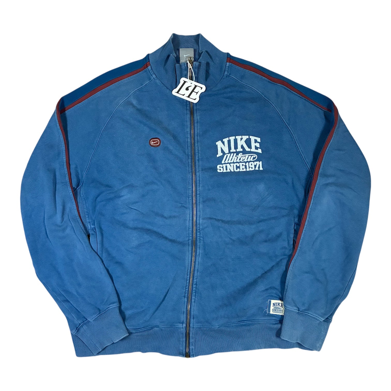 Vintage Men’s Y2K Nike Zip Trackjacket Size XL