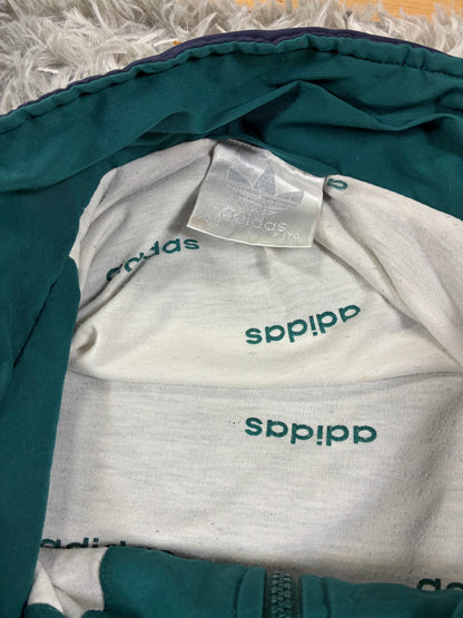 Mens Adidas Nylon Vintage 90s Tracksuit Set Size M-L