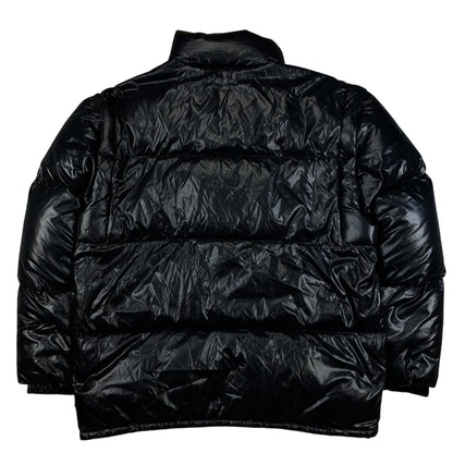 Mens Vintage Moncler Grenoble 80s  Black Puffer Jacket Size S