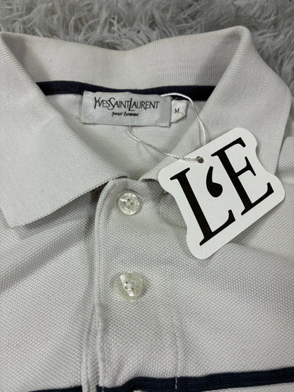 Vintage Mens Yves Saint Laurent Pour Homme Polo Shirt Size XL