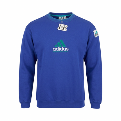 Vintage Men’s 90s  Adidas Equipment Blue Sweatshirt Size  M