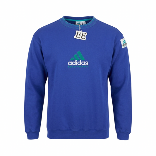 Vintage Men’s 90s  Adidas Equipment Blue Sweatshirt Size  M