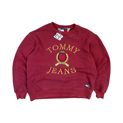 Vintage Mens Tommy Hilfiger  Sweatshirt Big Logo Size M-L