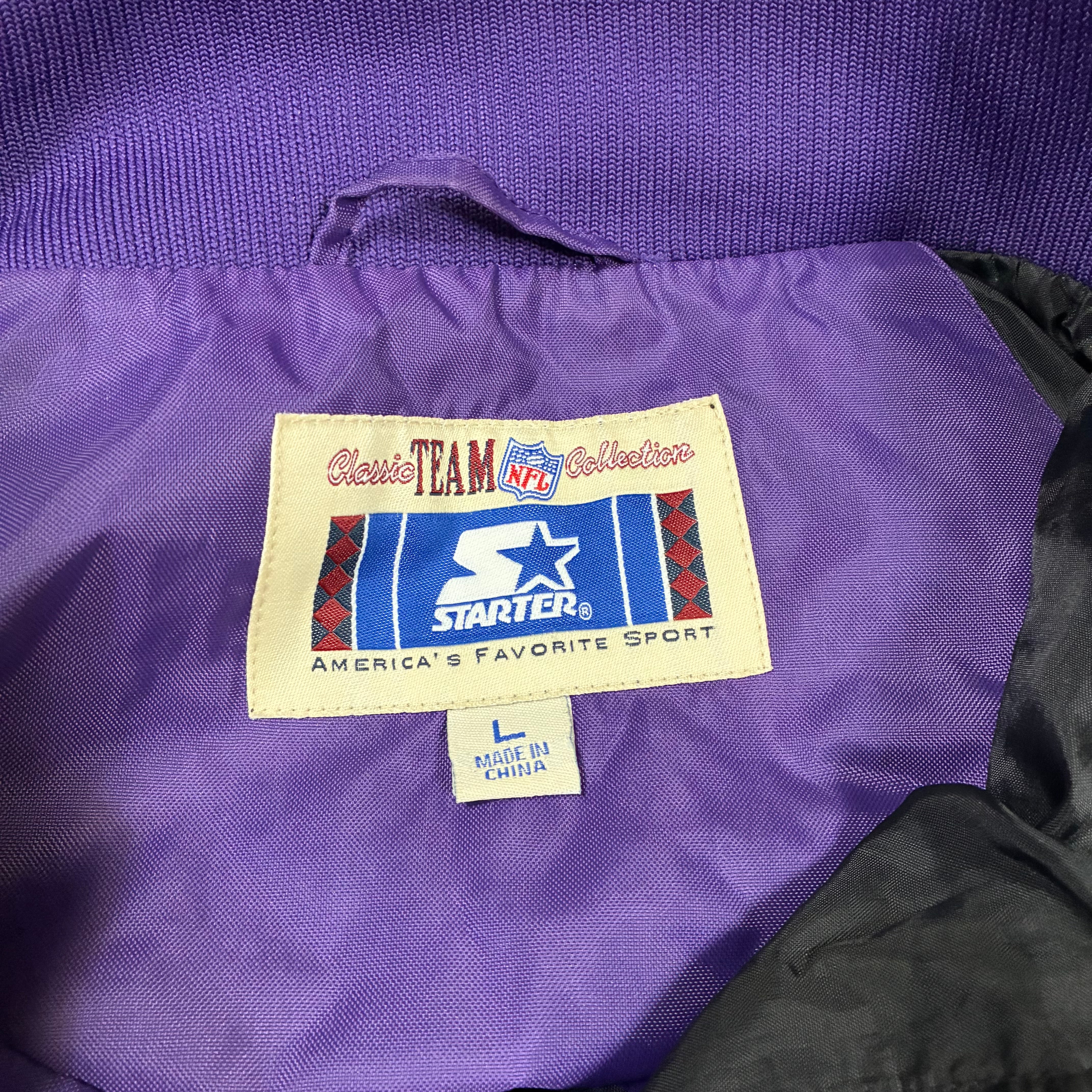 Vintage Mens Starter Baltimore Ravens Windbreaker Size L