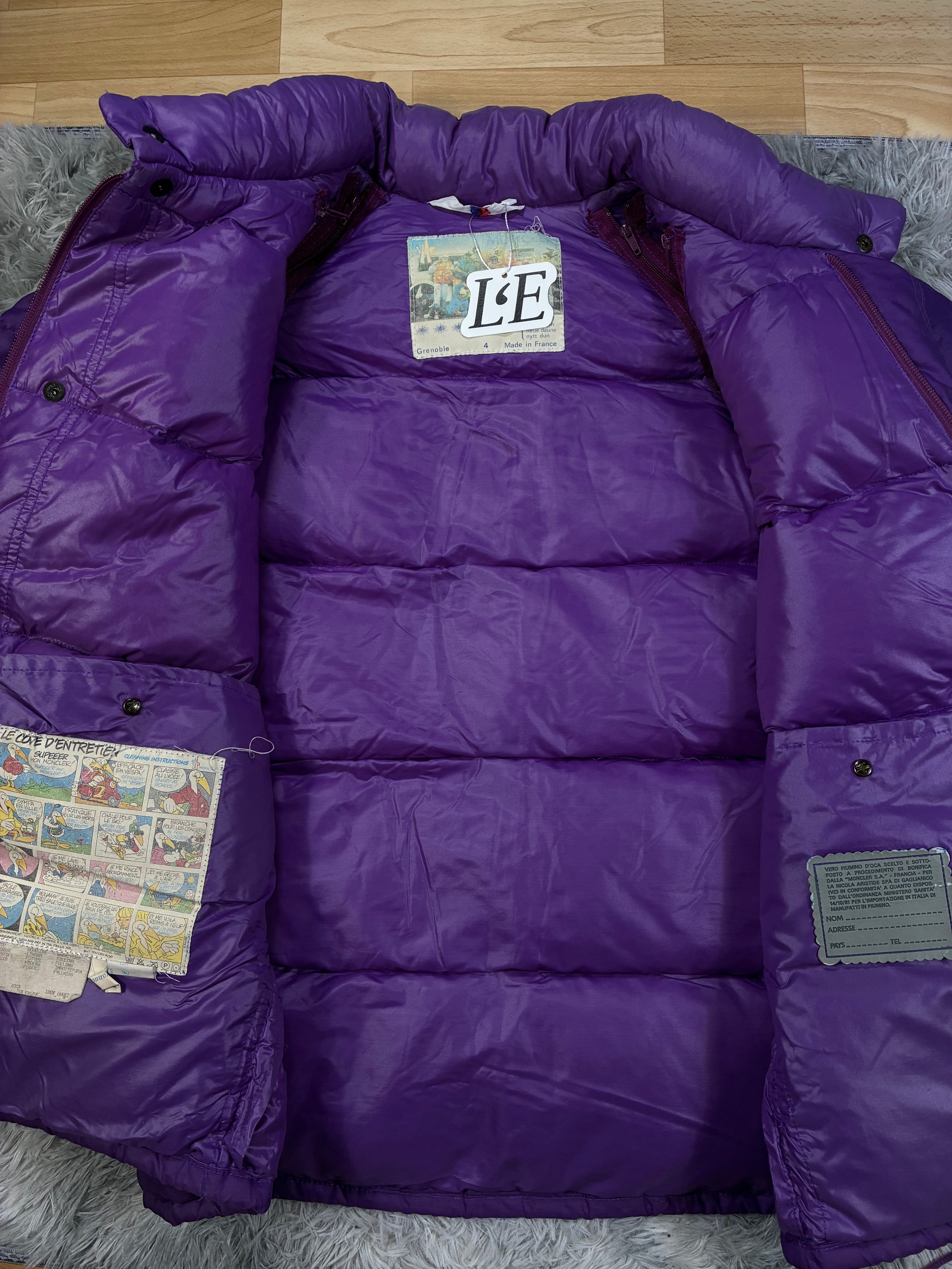 Mens Vintage Moncler Grenoble 80s  Puffer Jacket Size L