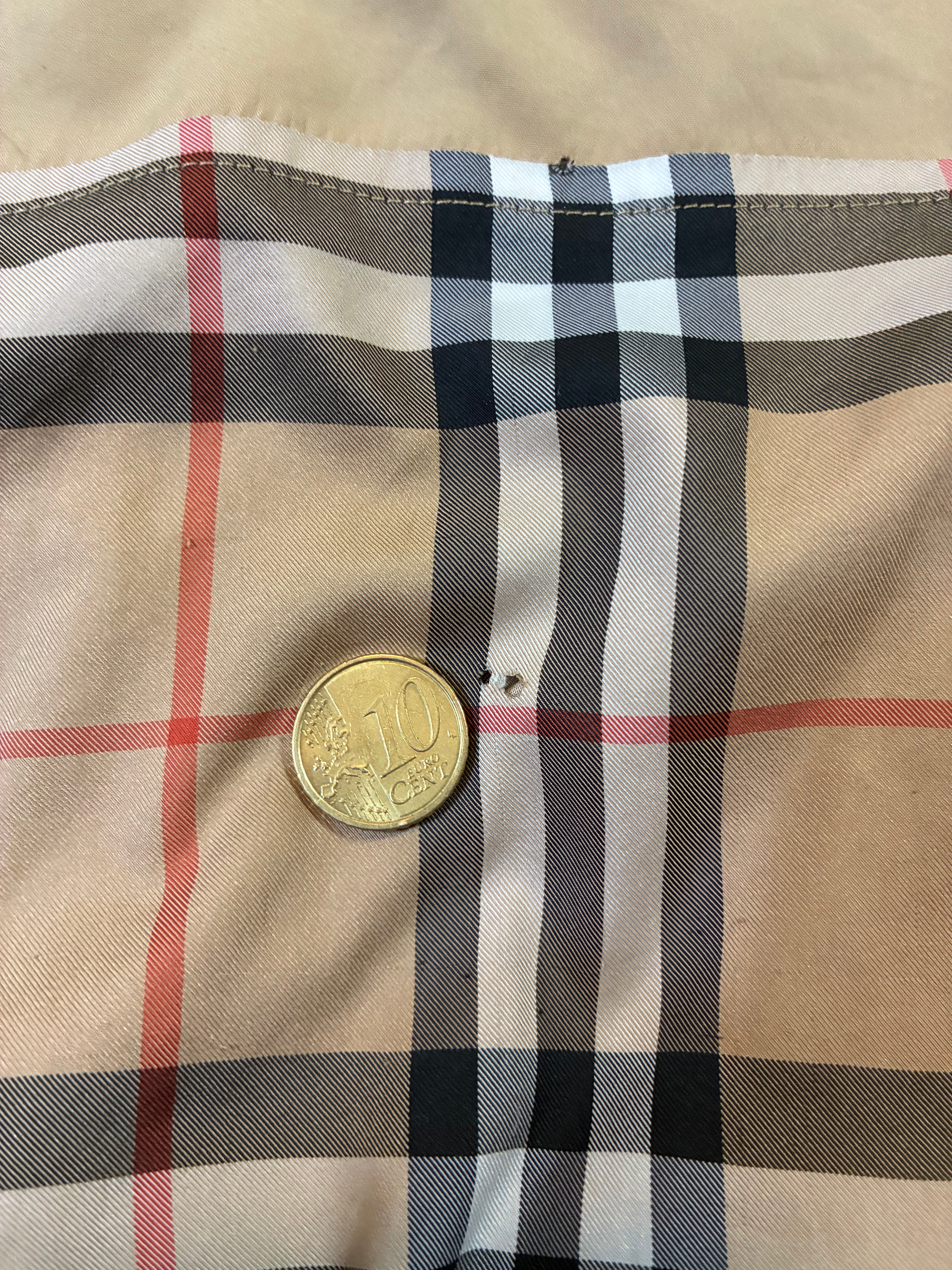 Men’s Burberry Golf Check Nova Jacket Size S-M