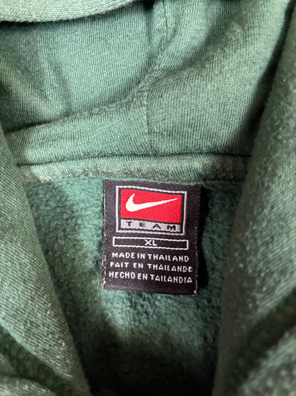 Men’s Vintage 90s Nike Michigan State Green Colour Hoodie Size S-M