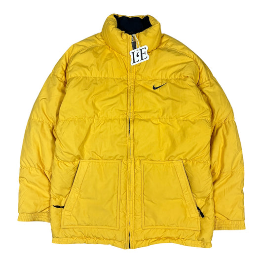 Herren Nike Vintage Gänsedaunen Jacke mittiges Logo Größe M
