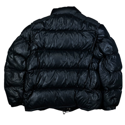 Mens Vintage Moncler Grenoble 80s Black  Puffer Jacket Size XL