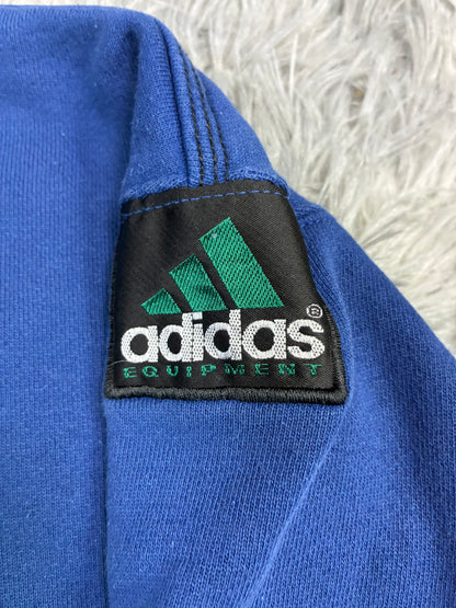 Vintage Men’s 90s  Adidas Equipment Blue Sweatshirt Size  L