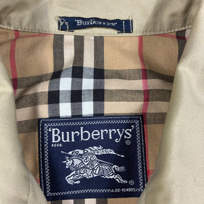 Mens Vintage 90s Burberrys England Harrington Jacket Nova Checked Size S- M