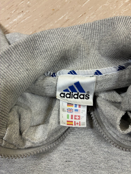 Mens Vintage 90s Adidas  1/4 Zip Pullover Sweatshirt Size M