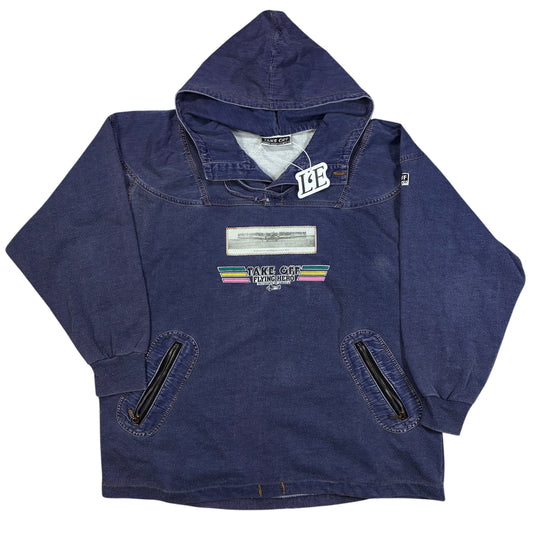 Vintage 90er Adidas Take Off Flying Hero Anorak Herren M