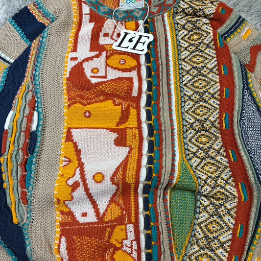 COOGI Australia 3D-Strickpullover abstrakt Größe S-M