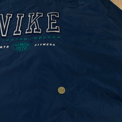 Mens Vintage 90s Nike Jacket Big Logo Nike Streetwear Hiphop Skate Size XL