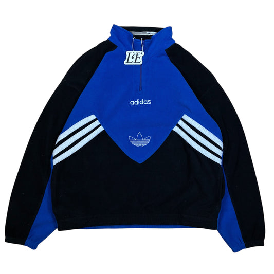 Herren Adidas Vintage 90er Jahre Fleecejacke Größe L
