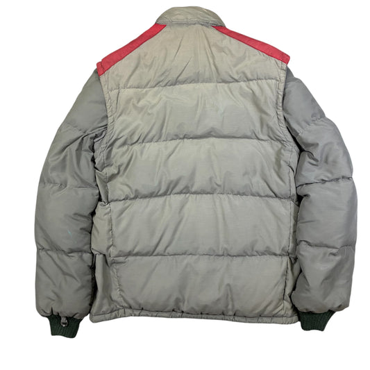 Vintage Moncler Grenoble 80er Daunenjacke Größe S