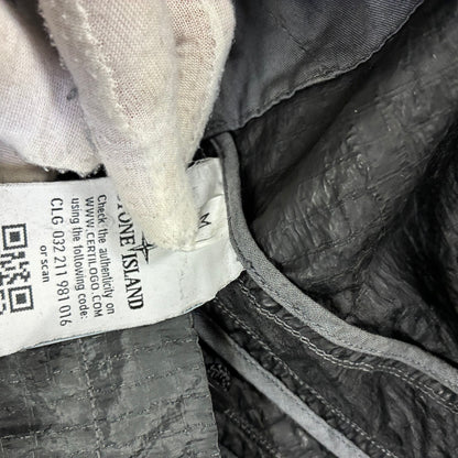 Mens Stone Island  Check Jacquard on Nylon Metal Rain Poncho Size M Jacket