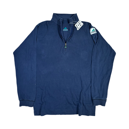 Vintage Herren 90er Adidas Equipment Blaues Sweatshirt Größe M